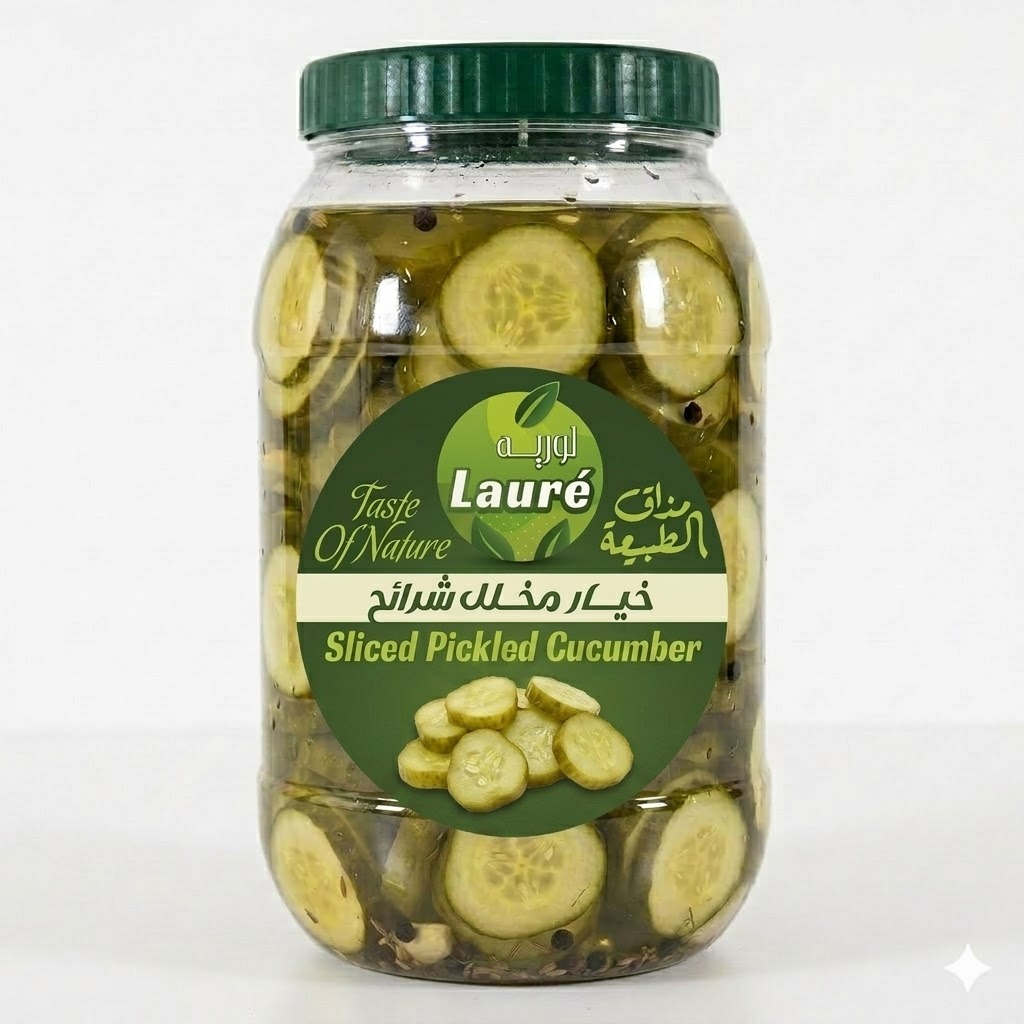 Sliced ​​pickled cucumber 2kg